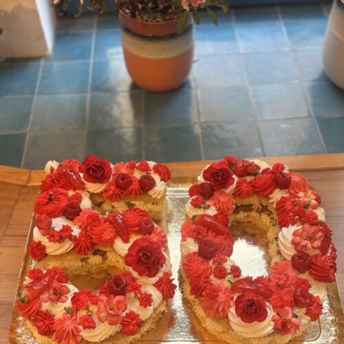 Les number cakes